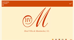 Desktop Screenshot of hotelvillademontanchez.com