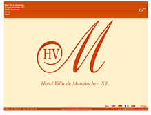 Tablet Screenshot of hotelvillademontanchez.com